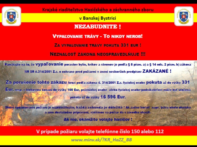 upozornenie OR HaZZ RS