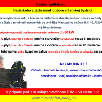 Okresné riaditeľstvo HaZZ v Rimavskej Sobote upozorňuje 1