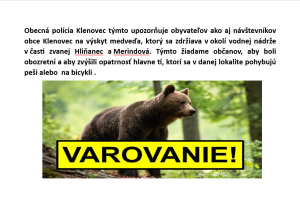 Výskyt medveďa